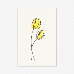 Желтые тюльпаны Картина на холсте